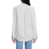 Women's Poplin Tie Sleeve Shirt, Back