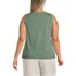 Women's Plus Size Supima Cotton Tank Top, Back