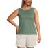 Women's Plus Size Supima Cotton Tank Top, Front