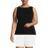 Women's Plus Size Supima Cotton Tank Top, Front
