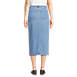 Women's Soft Denim Midi Column Skirt, Back