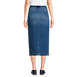 Women's Soft Denim Midi Column Skirt, Back