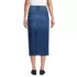 Women's Soft Denim Midi Column Skirt, Back