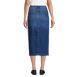 Women's Soft Denim Midi Column Skirt, Back