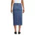 Women's Soft Denim Midi Column Skirt, Back