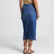 Women's Soft Denim Midi Column Skirt, Back