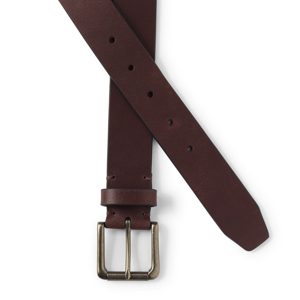 Men's Rugged Leather Belt | Lands' End