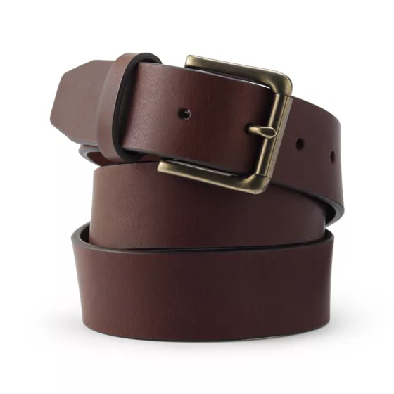 Men's Rugged Leather Belt - primary