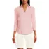 Women's Slub Polo Top, Front