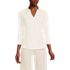 Women's Slub Polo Top, Front