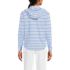 Women's Long Sleeve Slub Hooded Popover, Back