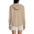 Women's Long Sleeve Slub Hooded Popover, Back