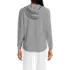 Women's Long Sleeve Slub Hooded Popover, Back