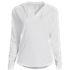 Women's Plus Size Long Sleeve Slub Hooded Popover, Front