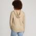 Women's Long Sleeve Slub Hooded Popover, Back