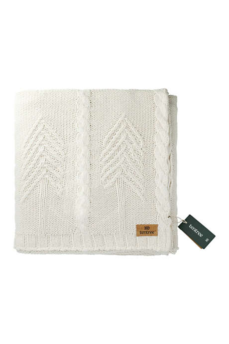 tentree Custom Logo Organic Cotton Cable Blanket