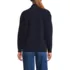 Womens Button Front Sweatshirt, Back
