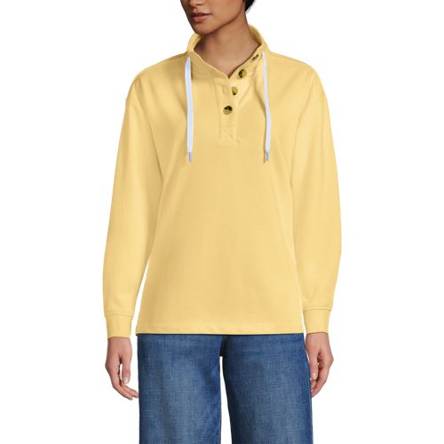 Womens EU Button Front Sweatshirt - image 5