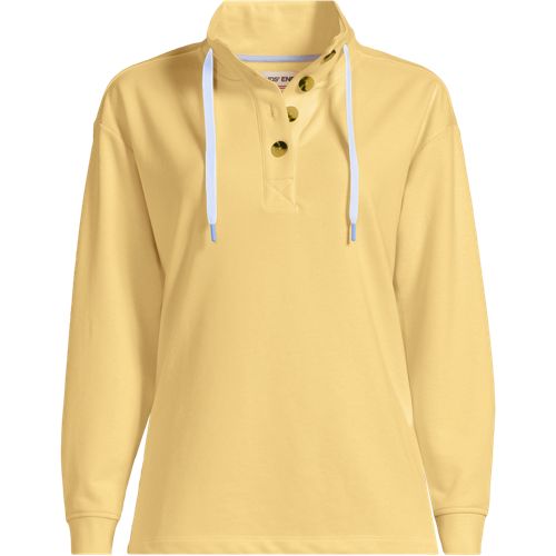 Womens EU Button Front Sweatshirt - image 4
