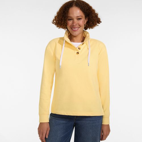 Womens EU Button Front Sweatshirt - image 3