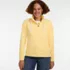 Womens Button Front Sweatshirt, Front