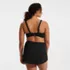 Women's Plus Size Twist Front Underwire Bikini Swimsuit Top, Back