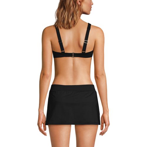Women's Twist Front Underwire Bikini Swimsuit Top, Back