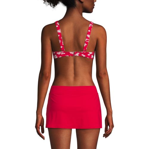Women's DDD-Cup Twist Front Underwire Bikini Swimsuit Top, Back