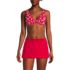 Women's D-Cup Twist Front Underwire Bikini Swimsuit Top, Front