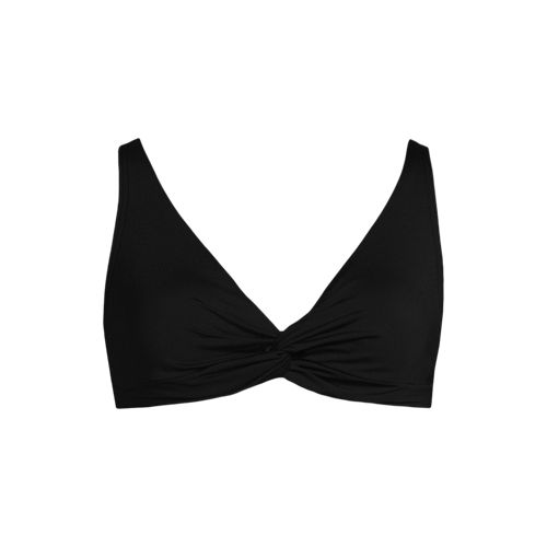 Women's Twist Front Underwire Bikini Swimsuit Top, Front