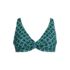 Women's Twist Front Underwire Bikini Swimsuit Top, Front