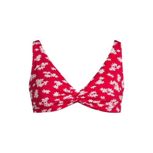 Women's DDD-Cup Twist Front Underwire Bikini Swimsuit Top, Front