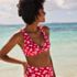 Women's D-Cup Twist Front Underwire Bikini Swimsuit Top, alternative image