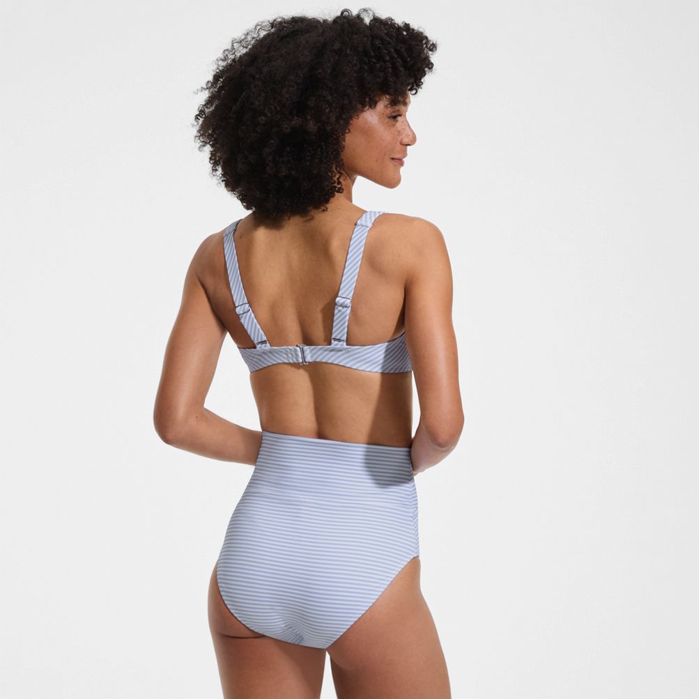 Women's Twist Front Underwire Bikini Swimsuit Top | Lands' End
