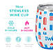 Swig Life 14 oz Patriotic Insulated Stemless Wine Cup, alternative image