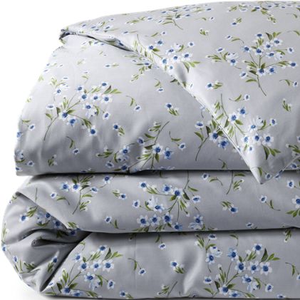 700 Thread Count Luxe Sateen Egyptian Cotton No Iron Duvet Bed Cover - image 1