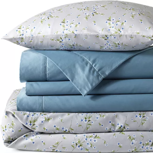 700 Thread Count Luxe Sateen Egyptian Cotton No Iron Duvet Bed Cover, Front