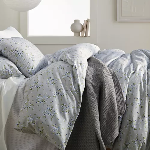 700 Thread Count Luxe Sateen Egyptian Cotton No Iron Duvet Bed Cover, alternative image