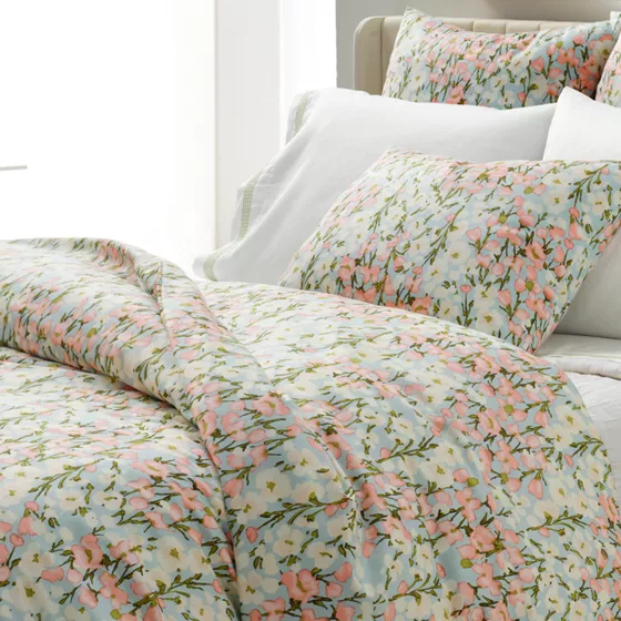 700 Thread Count Luxe Sateen Egyptian Cotton No Iron Duvet Bed Cover and Sham - primary