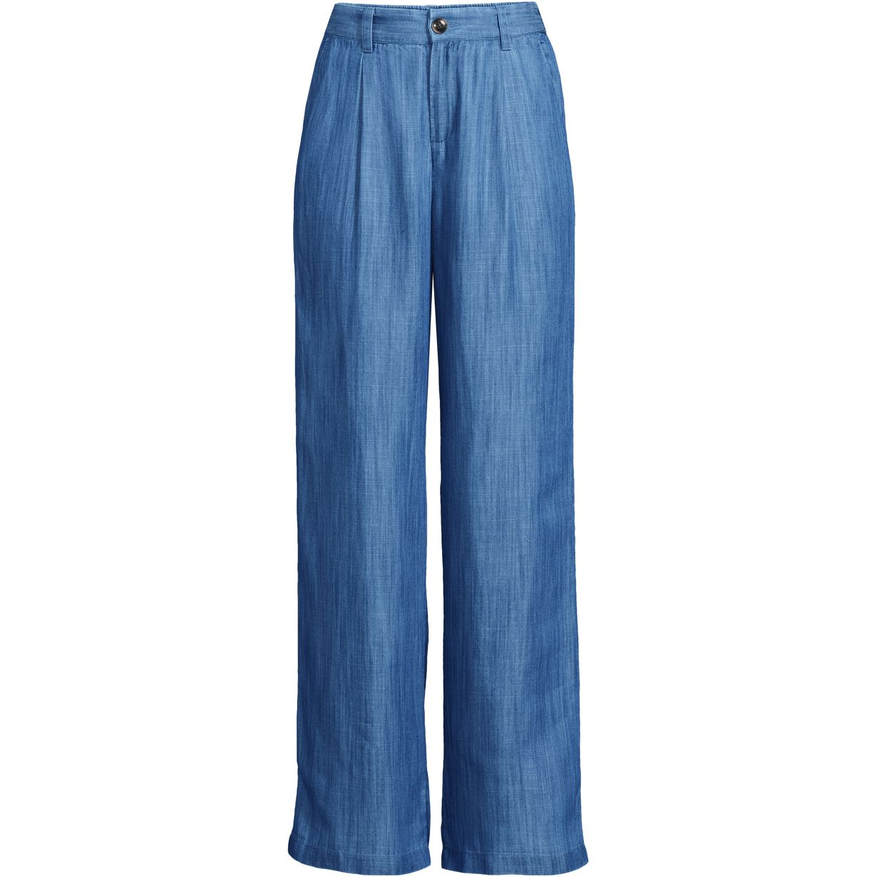 Women's High Rise TENCEL™ Fiber Pleated Wide Leg Pants