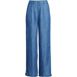 Women's Petite High Rise Pleated TENCEL™ Fiber Wide Leg Pants, Front