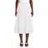 Women's Petite Poplin Tiered Eyelet Midi Skirt, Back