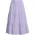 Women's Poplin Tiered Eyelet Midi Skirt, Front