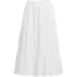 Women's Plus Size Poplin Tiered Eyelet Midi Skirt, Front