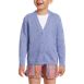 Girls Button Front Pointelle Cardigan, Front