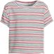 Girls Short Sleeve Slub Crewneck Top, Front