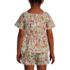 Girls Flutter Sleeve Tiered Peasant Top, Back
