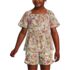 Girls Flutter Sleeve Tiered Peasant Top, Front