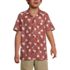 Boys Short Sleeve Slub Camp Shirt, Front