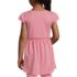 Girls Short Sleeve Flounce Tunic Top, Back